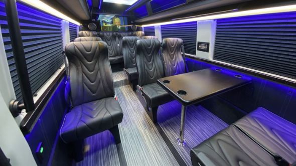 jurupa valley 18 passenger sprinter van interior