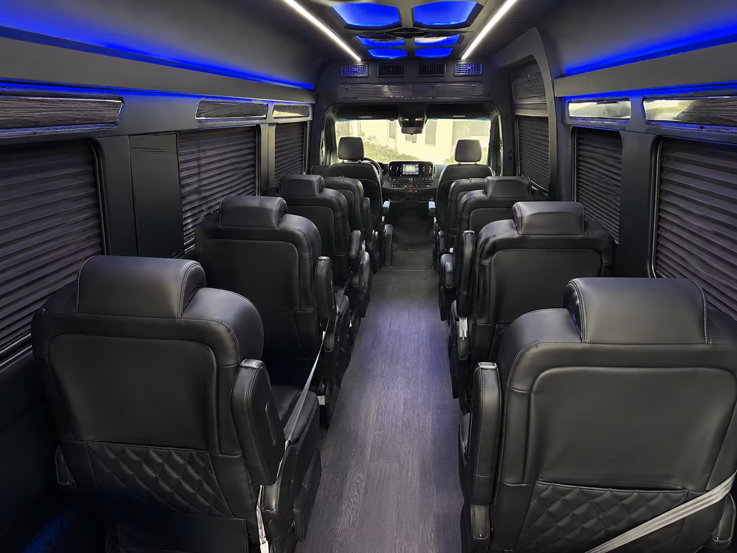 18 passenger sprinter van inside