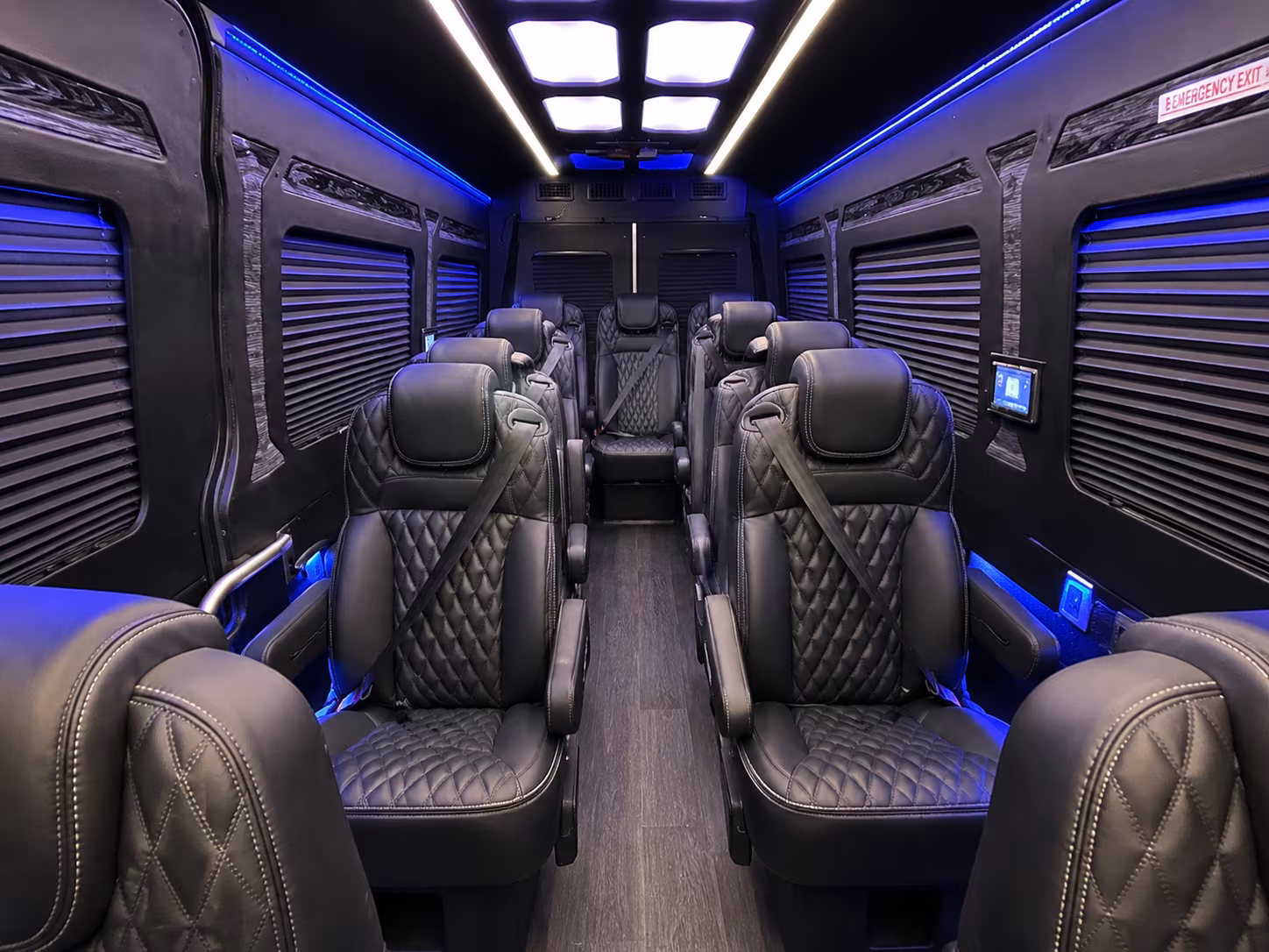 jurupa valley 15 passenger sprinter van inside
