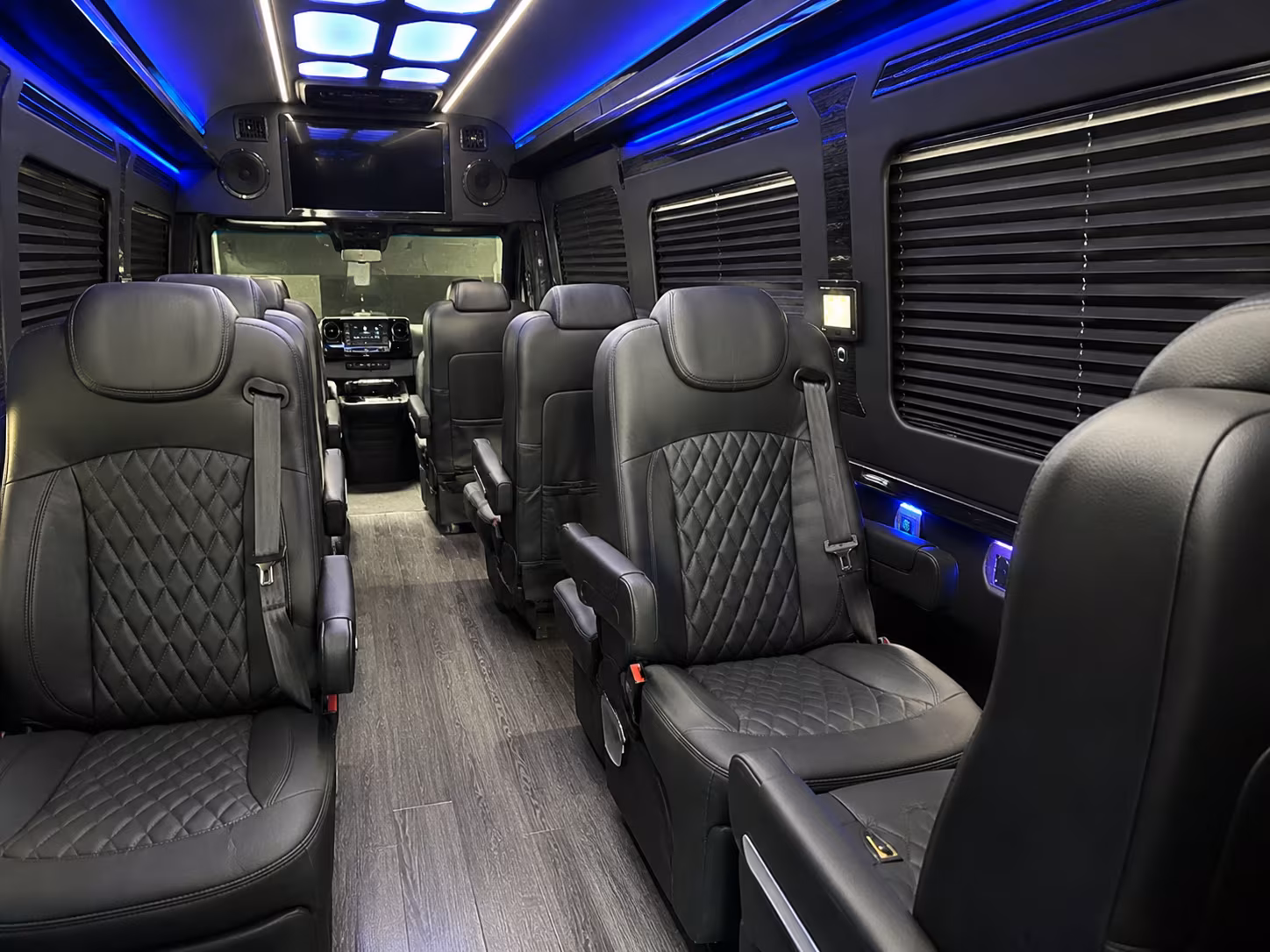 jurupa valley 18 passenger sprinter van interior
