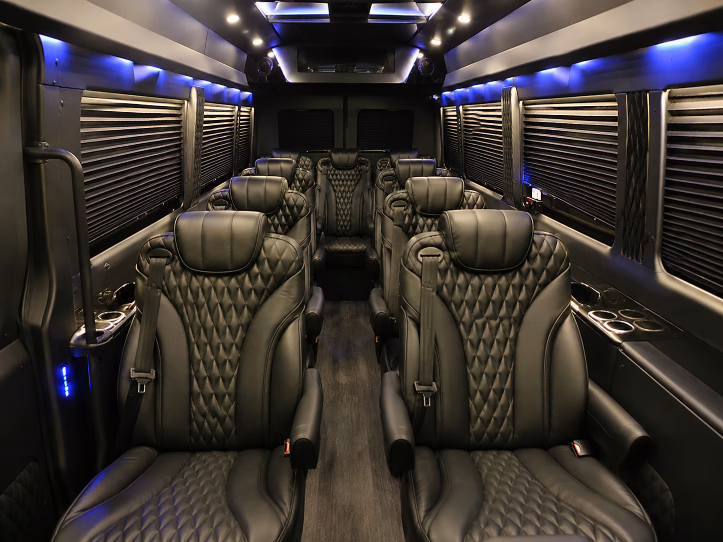jurupa valley 20 passenger sprinter van inside