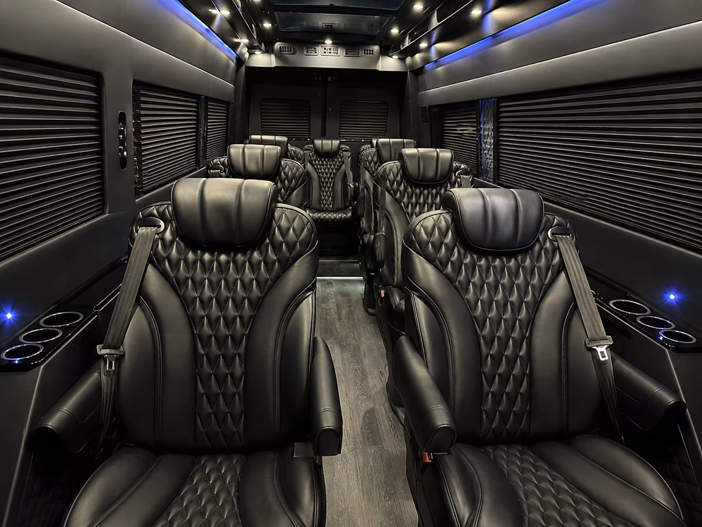 jurupa valley 8 passenger sprinter van interior